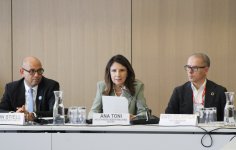 Leyla Aliyeva participates in Bonn discussion on environmental impact of Caspian Sea’s declining water level (PHOTO)