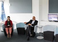 Leyla Aliyeva meets with Executive Secretary of UN Framework Convention on Climate Change (PHOTO)