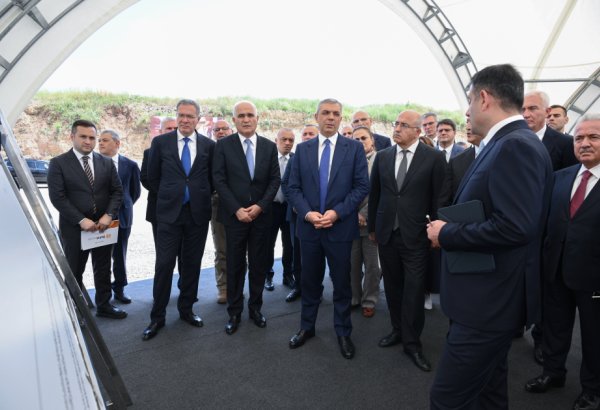 Participants of Coordination Headquarters meeting inspect ongoing work at “Demirli” Ore Processing Complex (PHOTO)