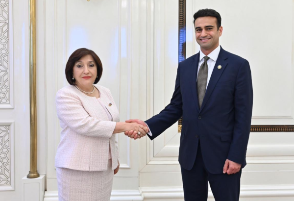 Speaker of Azerbaijani Parliament reviews regional peace with U.S. Congressman (PHOTO)