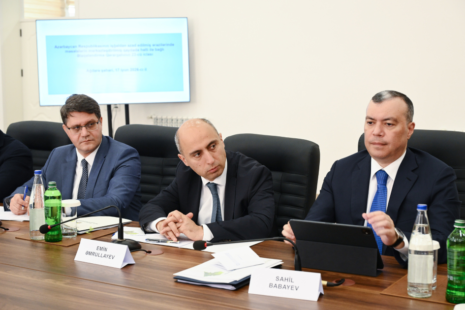 Another meeting of Coordination Headquarters held in Aghdara (PHOTO)