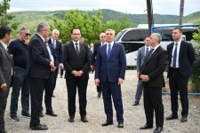 Participants of Coordination Headquarters meeting inspect intensive fruit orchards in Khojaly district (PHOTO)
