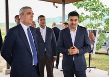 Participants of Coordination Headquarters meeting view intensive horticulture farms in Khojaly district (PHOTO)