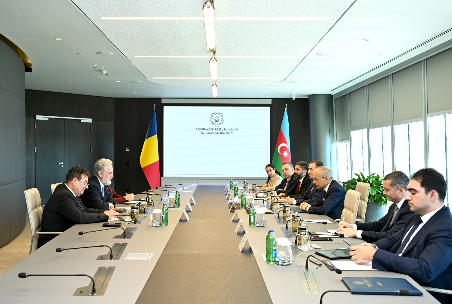 Azerbaijan and Romania brainstorm promotion of mutual investments (PHOTO)
