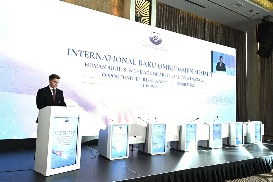 Ombudsmen Summit adopts Baku Declaration on AI and Human Rights (PHOTO) (UPDATE)