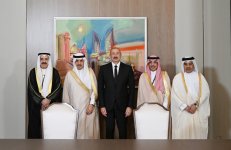 President Ilham Aliyev receives delegation of heads of member institutions of Arab Coordination Group (PHOTO)