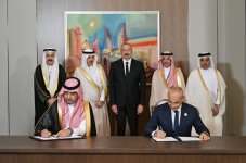 President Ilham Aliyev receives delegation of heads of member institutions of Arab Coordination Group (PHOTO)