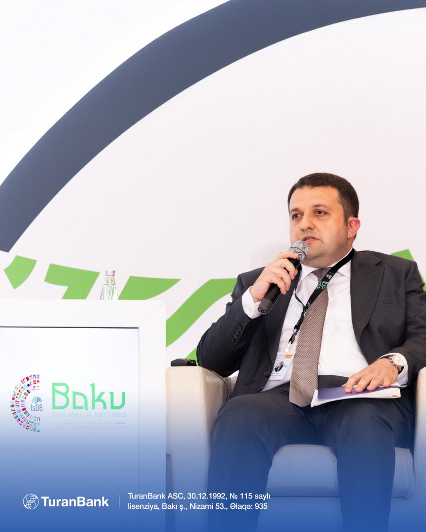 TuranBank Chairman participates as speaker at IsDB Group Annual Meetings (PHOTO)