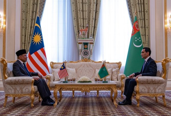 Turkmenistan and Malaysia leaders meet for high-level talks in Ashgabat