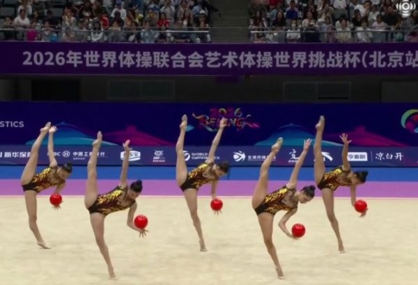 Azerbaijani gymnasts take part in World Championships (PHOTO)