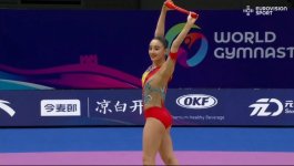 Azerbaijani gymnasts take part in World Cup (PHOTO)
