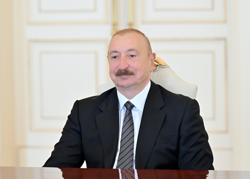 President Ilham Aliyev receives delegation of House of Representatives of Hashemite Kingdom of Jordan (PHOTO)