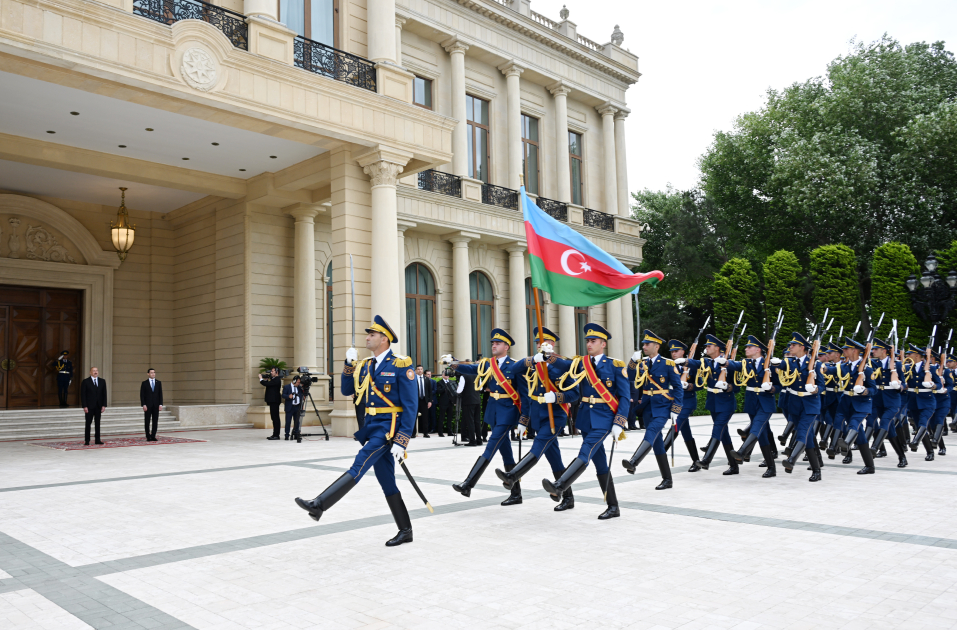 Baku hosts official welcome ceremony for President of Turkmenistan (PHOTO)