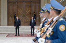 Baku hosts official welcome ceremony for President of Turkmenistan (PHOTO)
