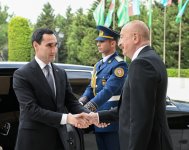 Baku hosts official welcome ceremony for President of Turkmenistan (PHOTO)