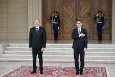 Baku hosts official welcome ceremony for President of Turkmenistan (PHOTO)