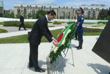 President of Turkmenistan visits Victory Park in Baku (PHOTO)