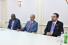Azerbaijani Parliament Speaker meets President of Global Council for Tolerance and Peace (PHOTO)