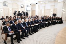 Presidents Ilham Aliyev and President of Turkmenistan delivered press statements (PHOTO)