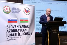 Azerbaijani community holds productive discussions in Slovenia (PHOTO)