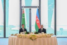 State banquet hosted on behalf of President Ilham Aliyev in honor of President of Turkmenistan (PHOTO/VIDEO)