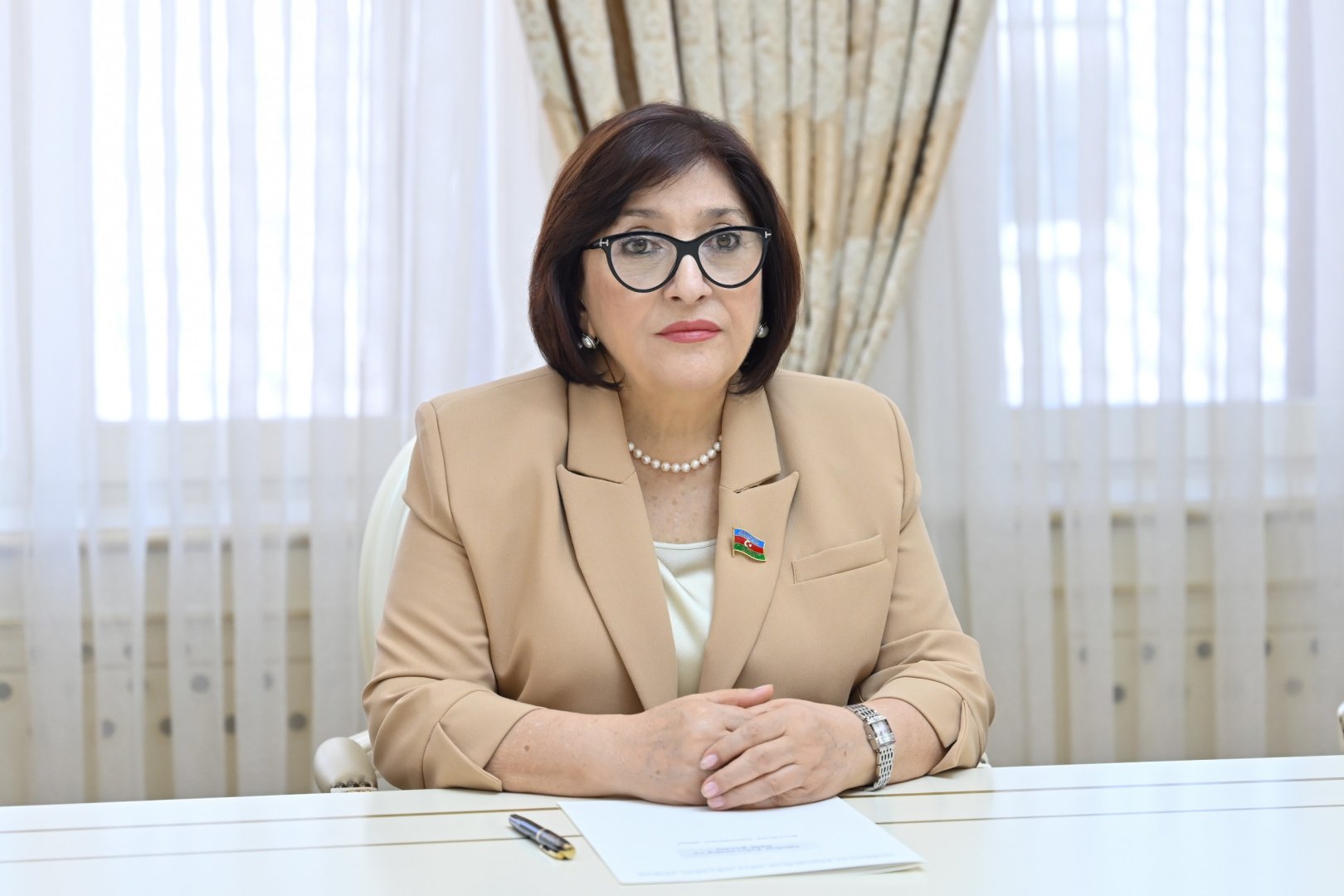 Azerbaijani Parliament Speaker meets President of Global Council for Tolerance and Peace (PHOTO)