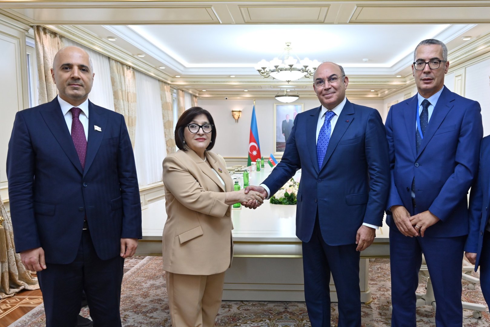 Azerbaijani Parliament Speaker meets with Deputy Speaker of House of Representatives of Morocco (PHOTO)