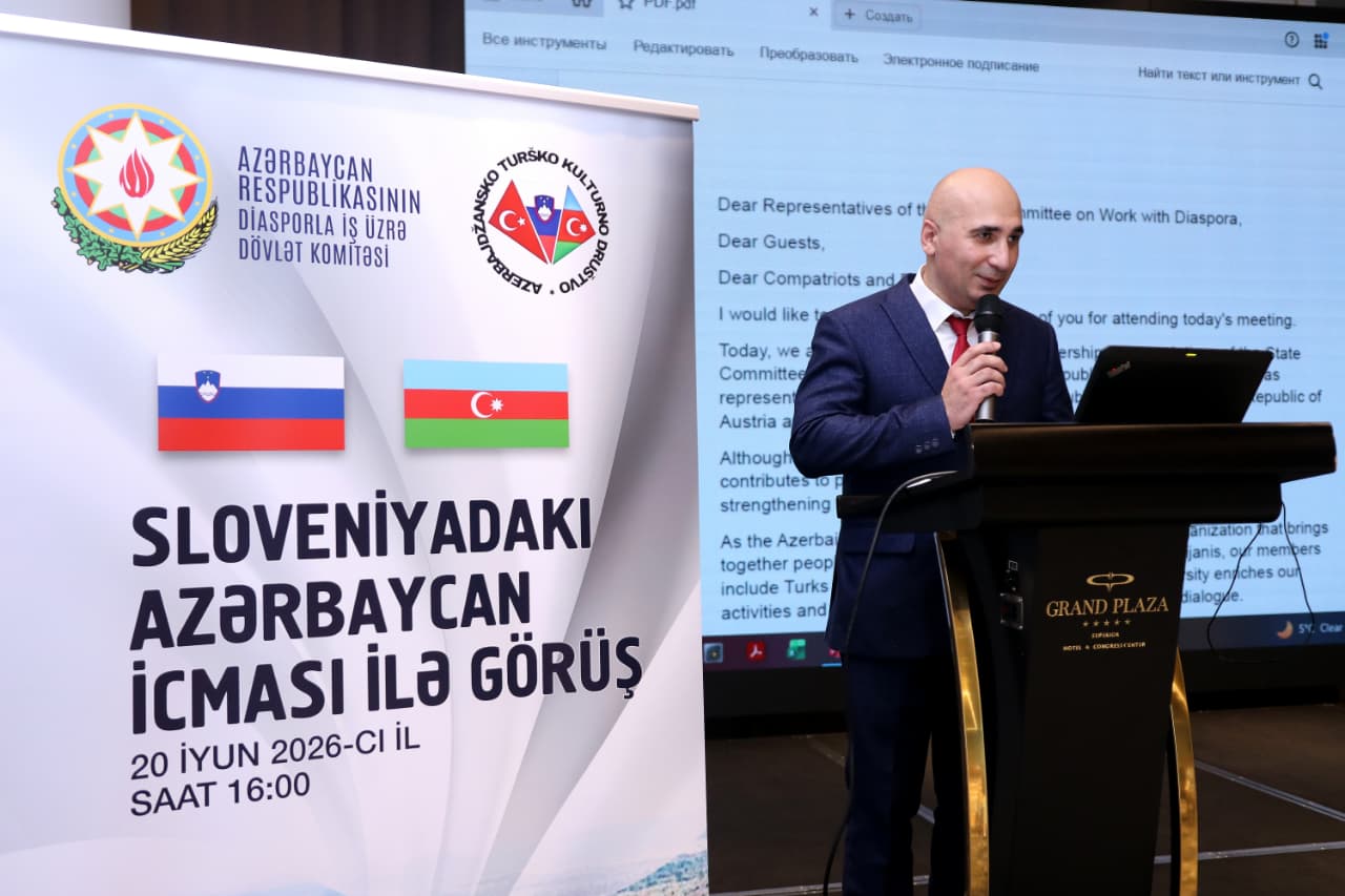 Azerbaijani community holds productive discussions in Slovenia (PHOTO)
