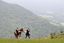 President Ilham Aliyev gifts President of Turkmenistan a Garabagh horse (PHOTO)