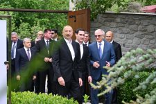 President Ilham Aliyev and President Serdar Berdimuhamedov visit Bulbul’s House-Museum in Shusha (PHOTO)