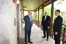 President Ilham Aliyev and President Serdar Berdimuhamedov visit Bulbul’s House-Museum in Shusha (PHOTO)