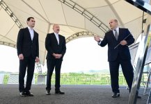 President Ilham Aliyev and President of Turkmenistan visit destroyed sites in Fuzuli city (PHOTO)