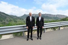 President Ilham Aliyev and President of Turkmenistan posed for photo against backdrop of Dashalti village in Shusha (PHOTO)
