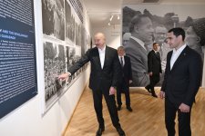 President Ilham Aliyev and President Serdar Berdimuhamedov view “Heydar Aliyev and Garabagh” exhibition in Shusha (PHOTO)