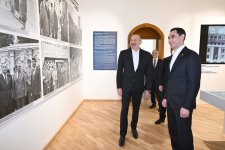 President Ilham Aliyev and President Serdar Berdimuhamedov view “Heydar Aliyev and Garabagh” exhibition in Shusha (PHOTO)