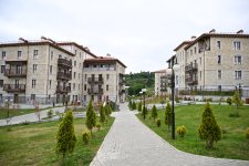 Presidents Ilham Aliyev and President Serdar Berdimuhamedov visited first residential complex built in Shusha City (PHOTO)