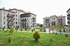 Presidents Ilham Aliyev and President Serdar Berdimuhamedov visited first residential complex built in Shusha City (PHOTO)