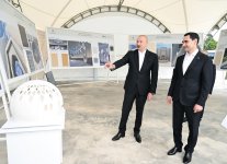 President Ilham Aliyev and President Serdar Berdimuhamedov visit construction site of Shusha Mosque (PHOTO)