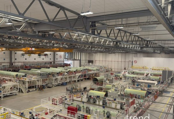 Azerbaijani journalists visit Airbus production facilities in Hamburg (PHOTO)