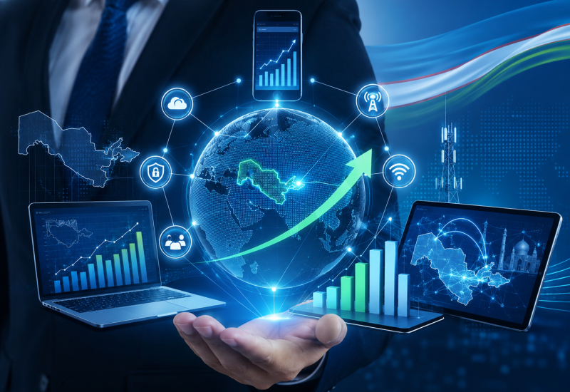 Uzbekistan sees surge in communications sector investment in 5M2026