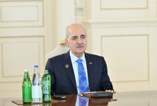 President Ilham Aliyev receives delegation led by Speaker of Grand National Assembly of Türkiye (PHOTO/VIDEO)