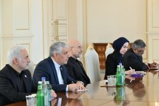 President Ilham Aliyev receivesdelegation led by Speaker of Iran’s Islamic Consultative Assembly (PHOTO)