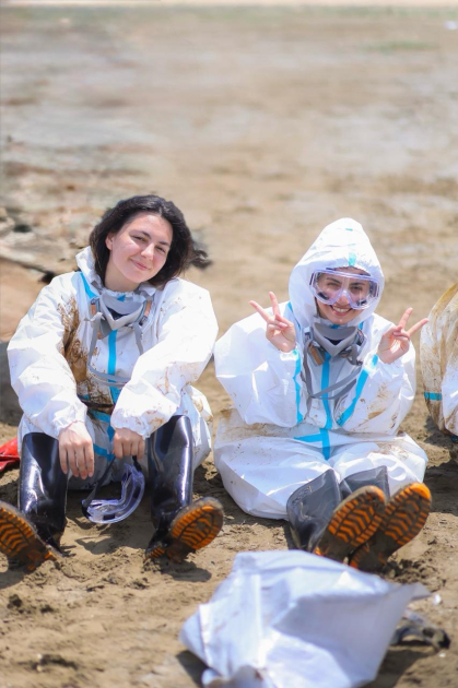 Cleanup campaign held in Dubendi residential area at Leyla Aliyeva’s initiative (PHOTO)