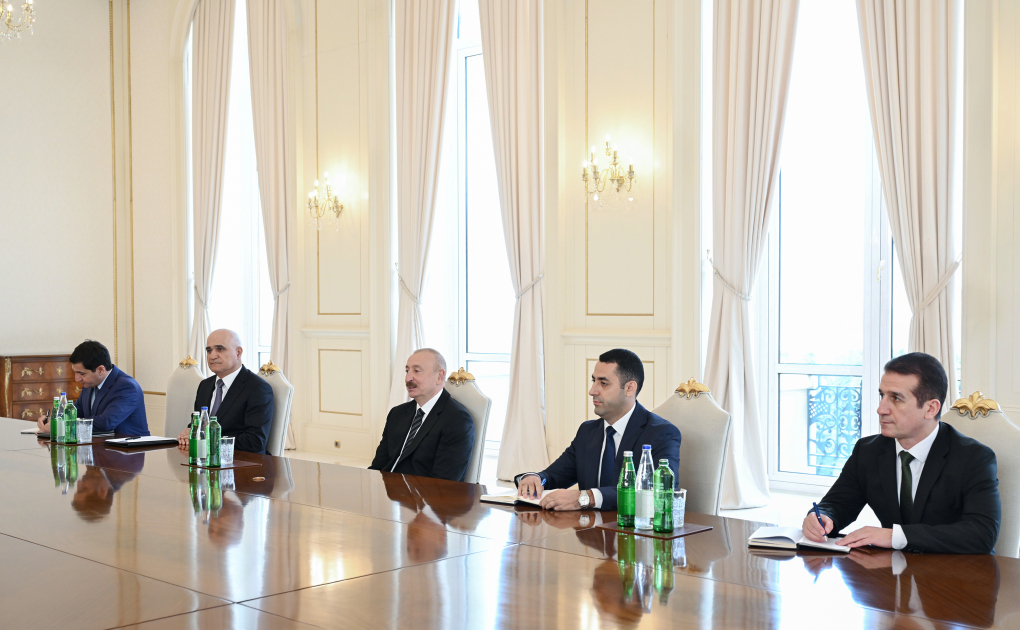 President Ilham Aliyev receivesdelegation led by Speaker of Iran’s Islamic Consultative Assembly (PHOTO)