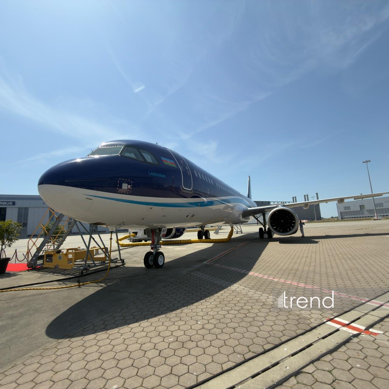 Media tour on AZAL's first A321neo held in Hamburg (PHOTO)