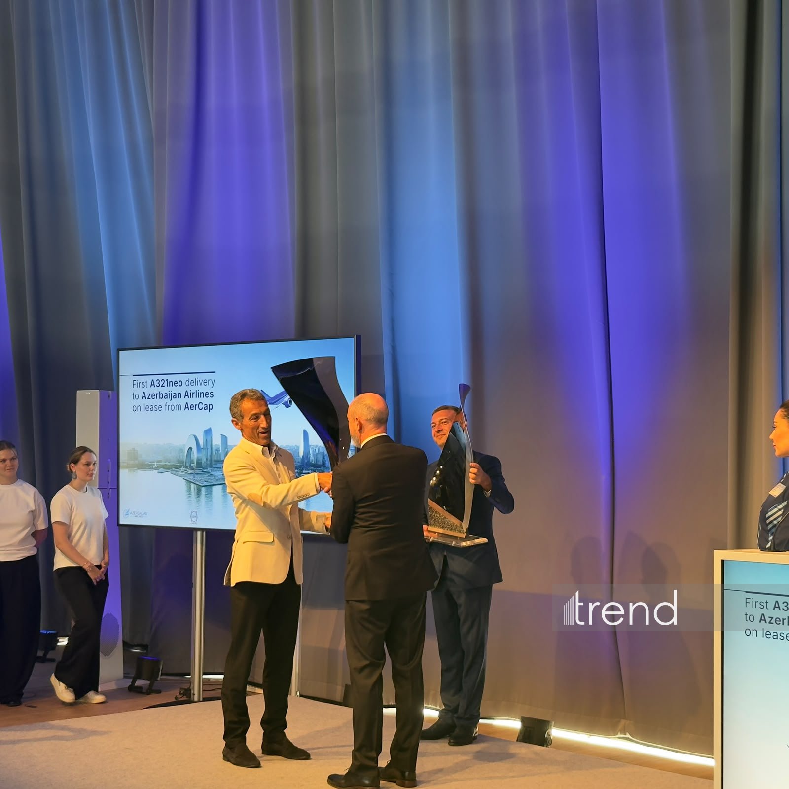 Event marking handover of first Airbus A321neo to AZAL wraps up in Hamburg (PHOTO)