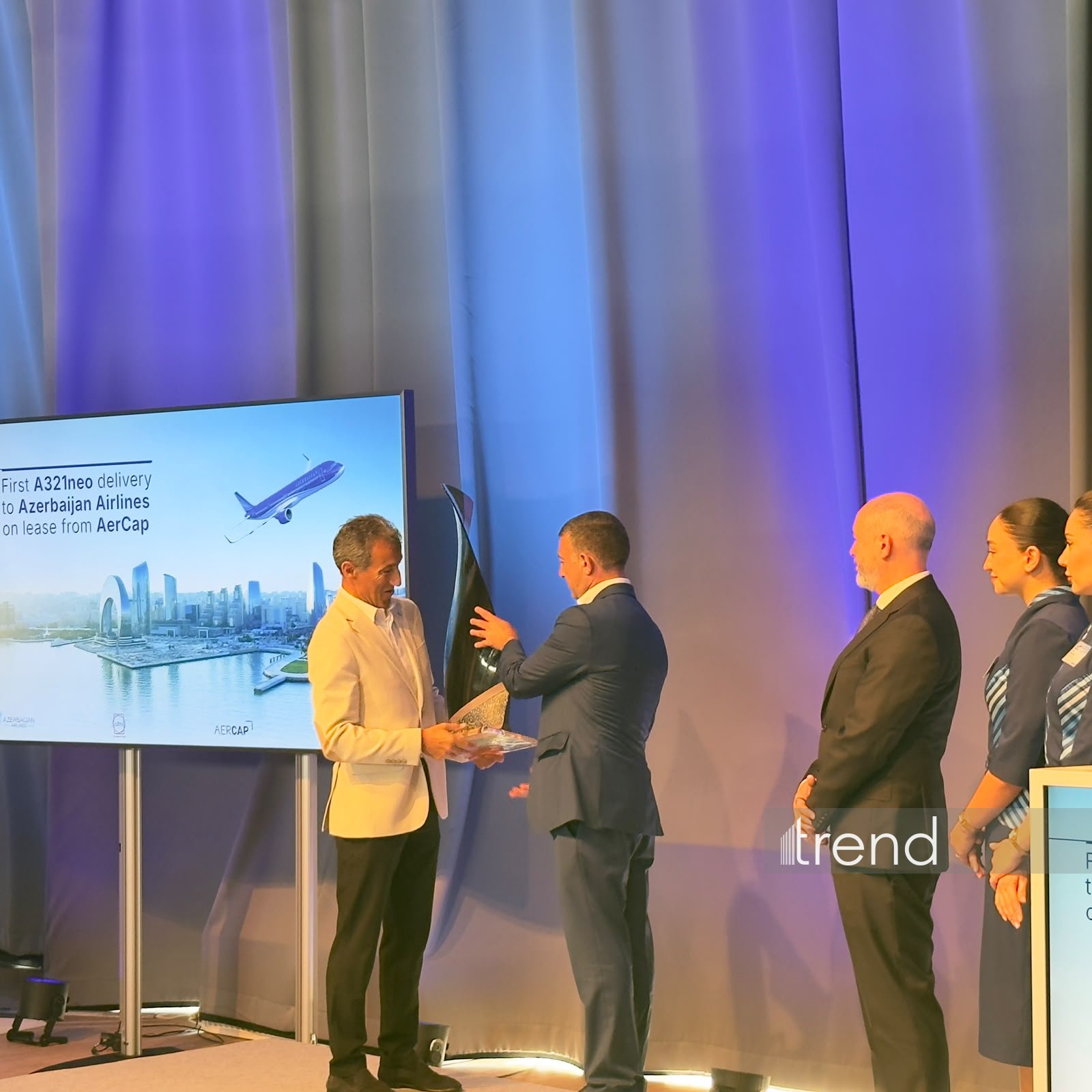 Event marking handover of first Airbus A321neo to AZAL wraps up in Hamburg (PHOTO)