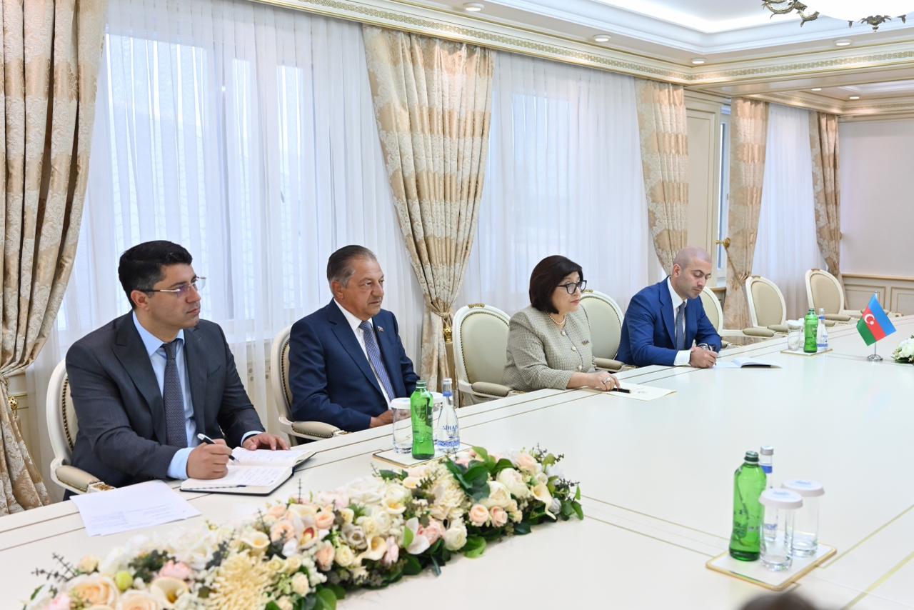 Azerbaijan, Northern Cyprus exchange views on parliamentary relations (PHOTO)