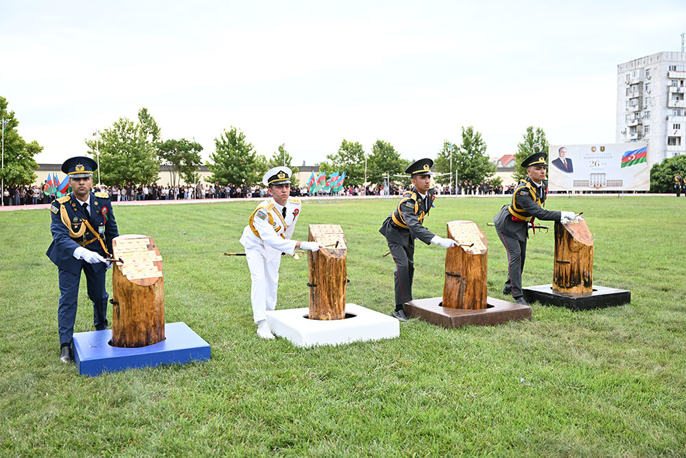 Military Institute named after Heydar Aliyev holds next graduation ceremony (PHOTO/VIDEO)