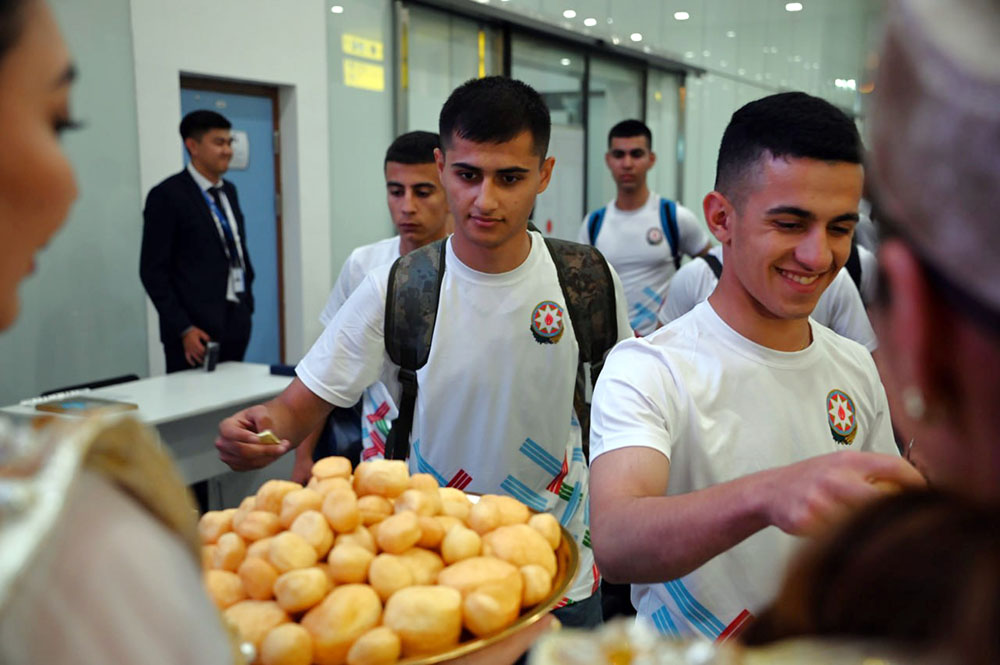 Azerbaijani cadets participate in "Aybyn-2026" Military-Patriotic Youth Gathering in Kazakhstan (PHOTO)